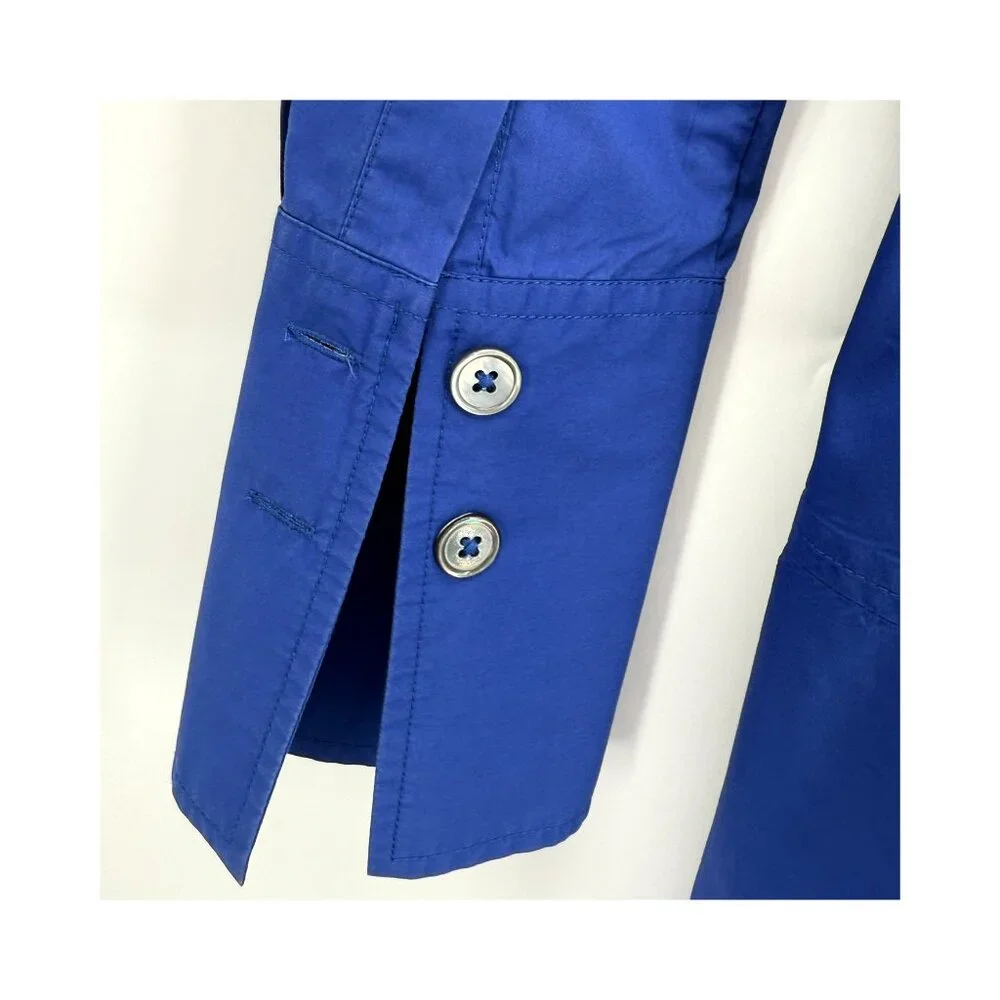 Co. Midi Length Blue Poplin Dress Size: XS - Picture 8 of 15